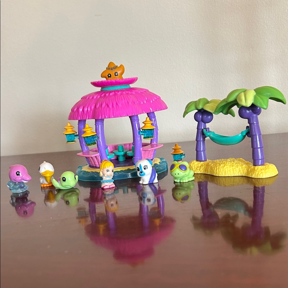 Squinkies Tiki Hut Vacation Play Set, BLIP 2012